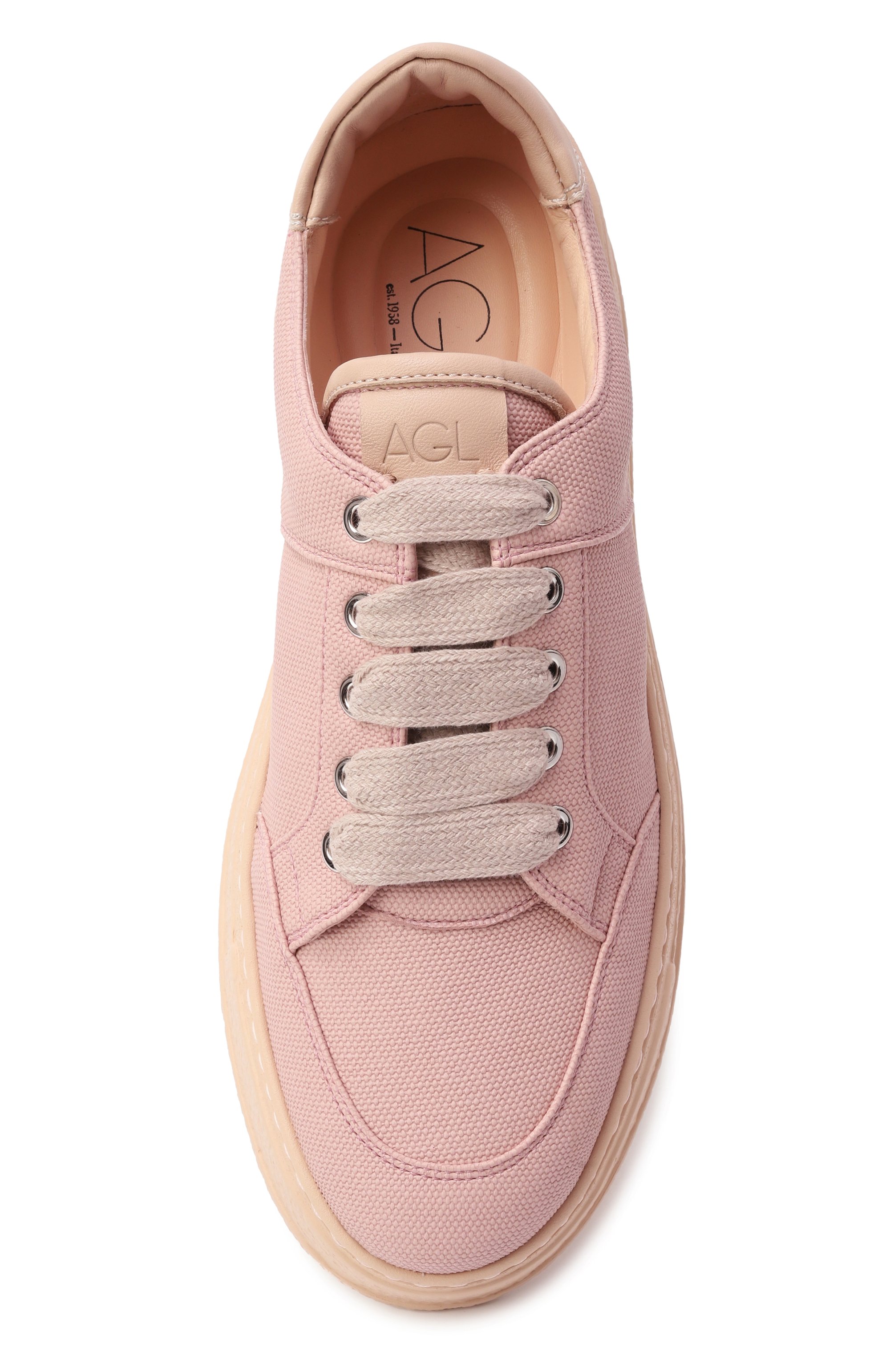 Текстильные кеды giuly summer AGL, арт. D946005PG/KM106, фото 6