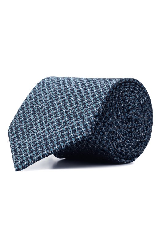 Шелковый галстук Canali 18/HJ04403 Зелёный 18/HJ04403