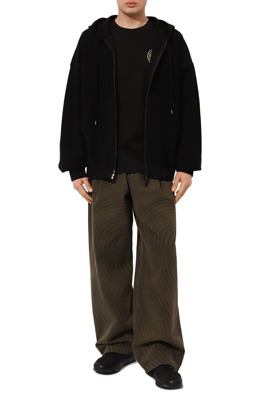 Хлопковая футболка VERSACE JEANS COUTURE, арт. 76GAHT02/CJ00T, фото 2