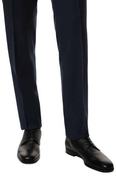 Кожаные дерби PRADA черного цвета по цене 92000 руб., арт. 2EB174-053-F0002-X001, фото 3 Кожаные дерби PRADA, арт. 2EB174-053-F0002-X001, фото 3