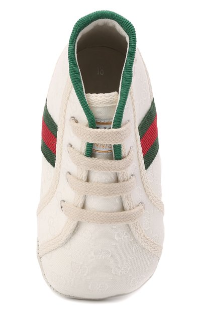 Текстильные пинетки GUCCI, арт. 663413/99WQ0, фото 4