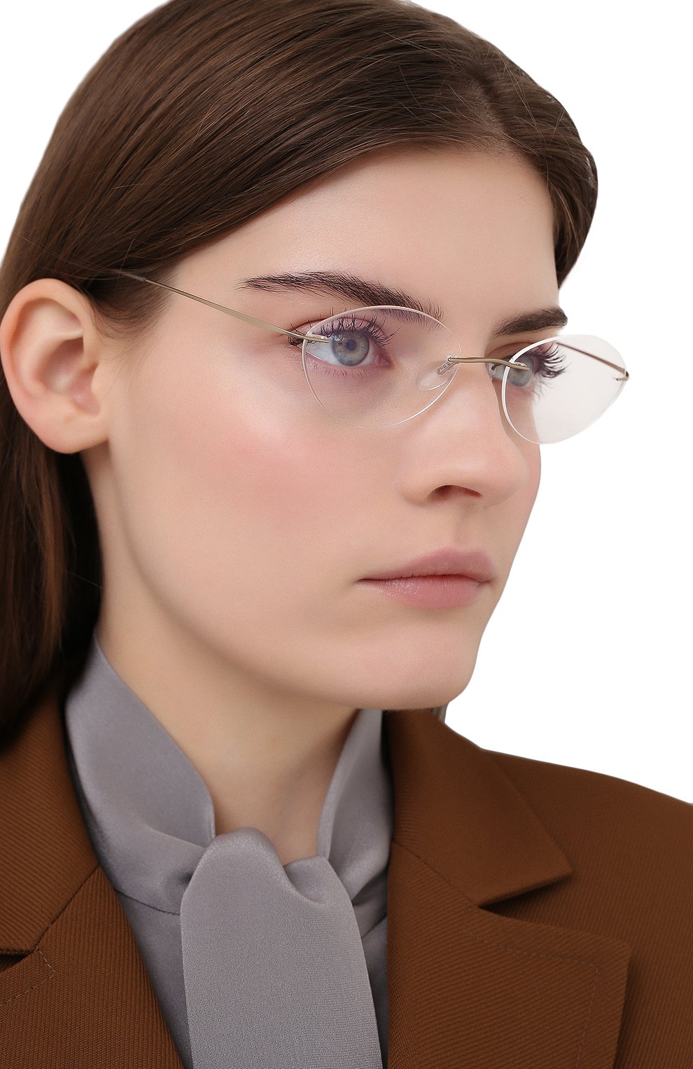 Оправа SILHOUETTE серебряного цвета по цене 32500 руб., арт. 5515/8540, фото 2 Оправа SILHOUETTE, арт. 5515/8540, фото 2