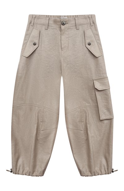 Брюки из хлопка и льна BRUNELLO CUCINELLI, арт. BH500S286B