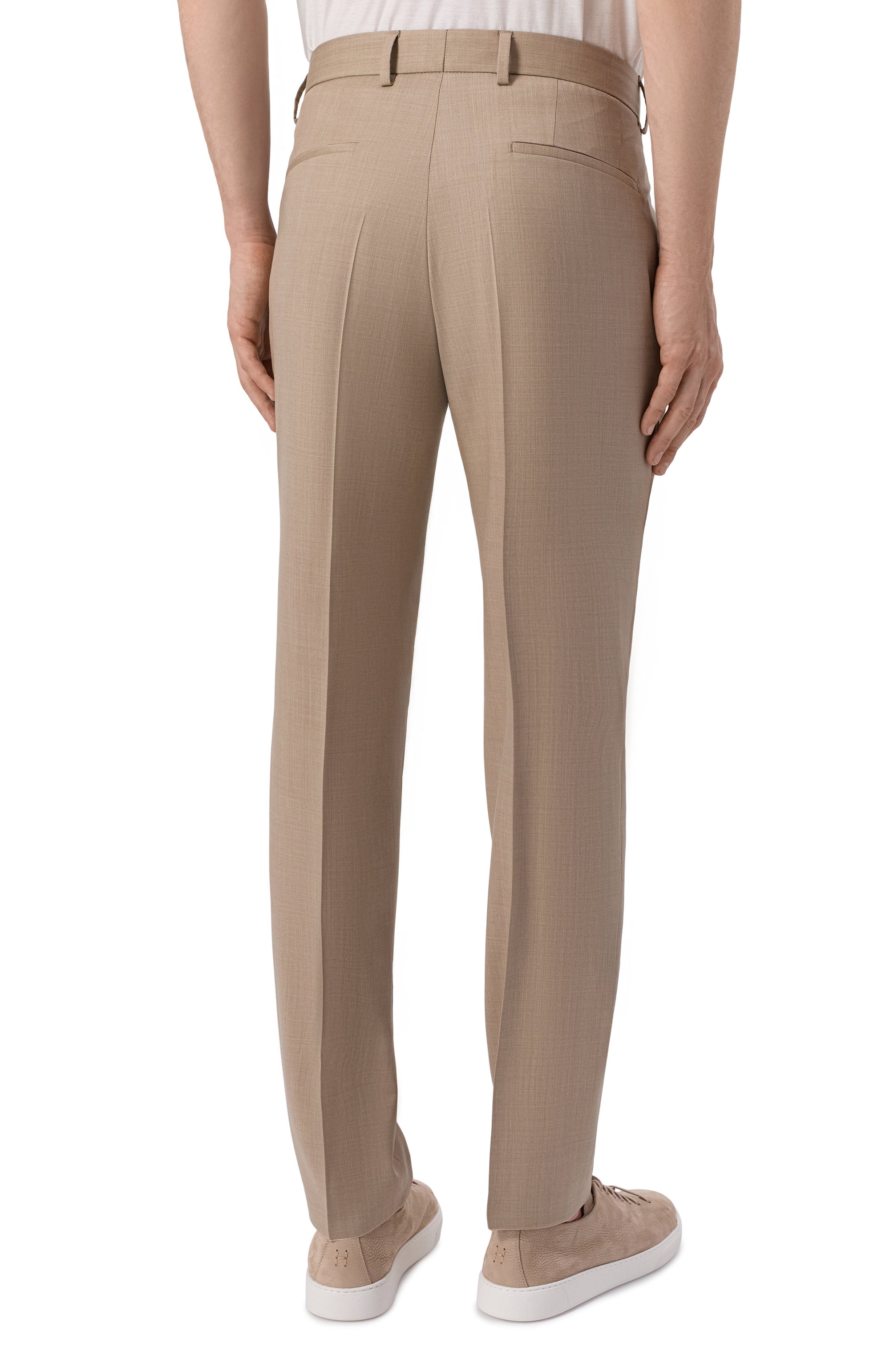 Шерстяные брюки BOSS, арт. 50469174, фото 4