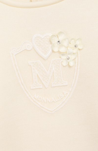 Свитшот MONNALISA серого цвета по цене 14040 руб., арт. 114639AB, фото 3 Свитшот MONNALISA, арт. 114639AB, фото 3