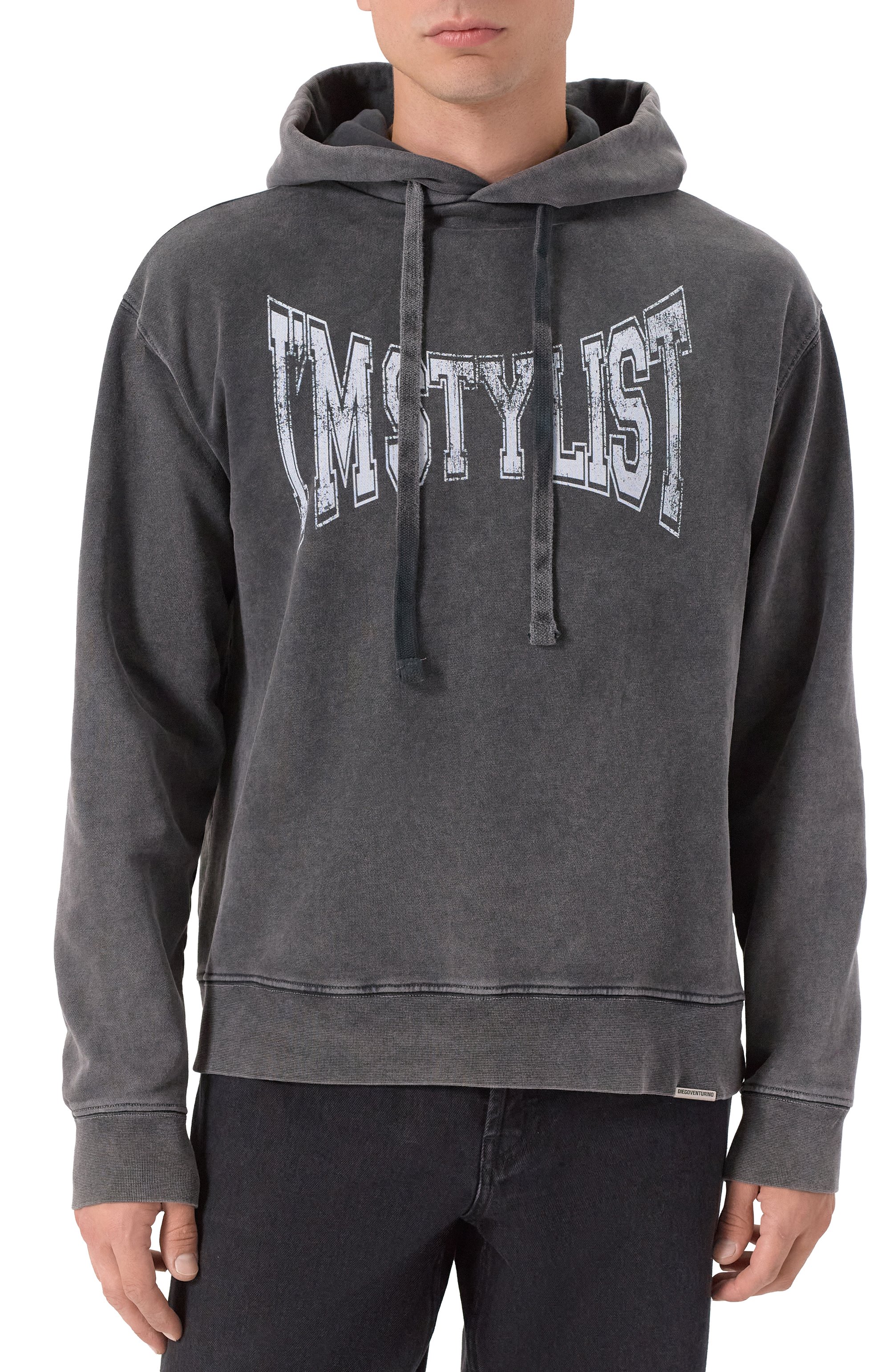 Хлопковое худи DIEGO VENTURINO, арт. DVFLHSTYL, фото 3