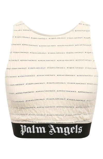 Женский хлопковый бра-топ PALM ANGELS, арт. PWV0012S22FAB0010310