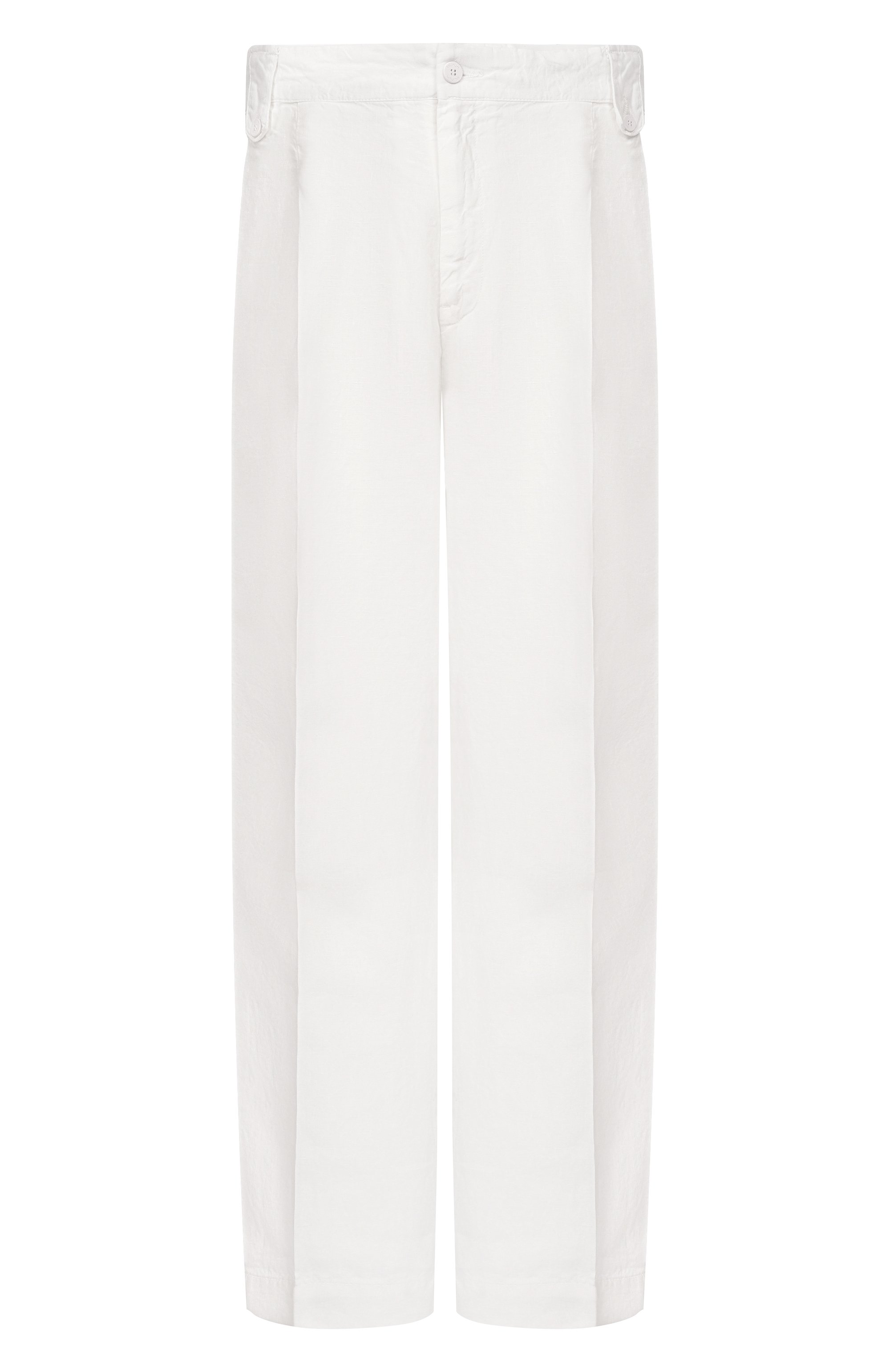 Льняные брюки INLINUM белого цвета по цене 34600 руб., арт. MIAKY/TR0PEA, фото 1 Льняные брюки INLINUM, арт. MIAKY/TR0PEA, фото 1