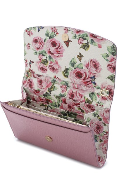 Кожаный клатч на цепочке DOLCE & GABBANA, арт. BI1028/AH338, фото 4