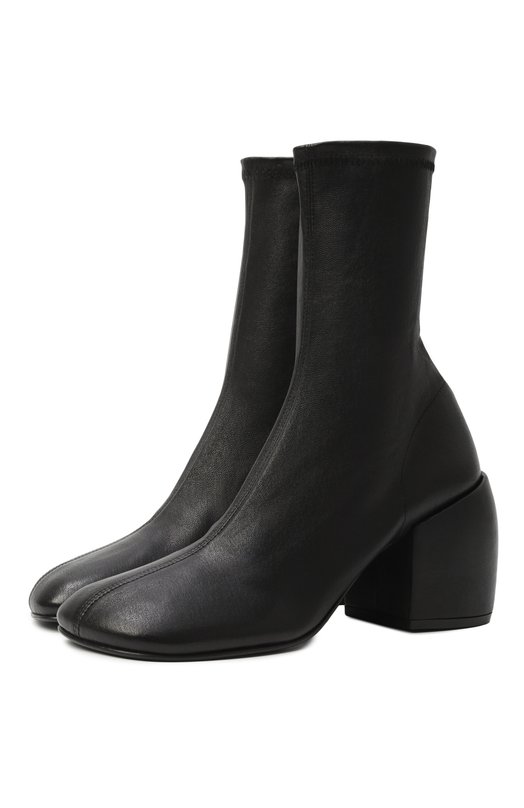 Кожаные ботильоны Dries Van Noten WS242-1298/140 Чёрный WS242-1298/140