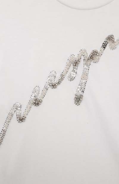 Хлопковая футболка MSGM KIDS, арт. F4MSJGTH116, фото 3