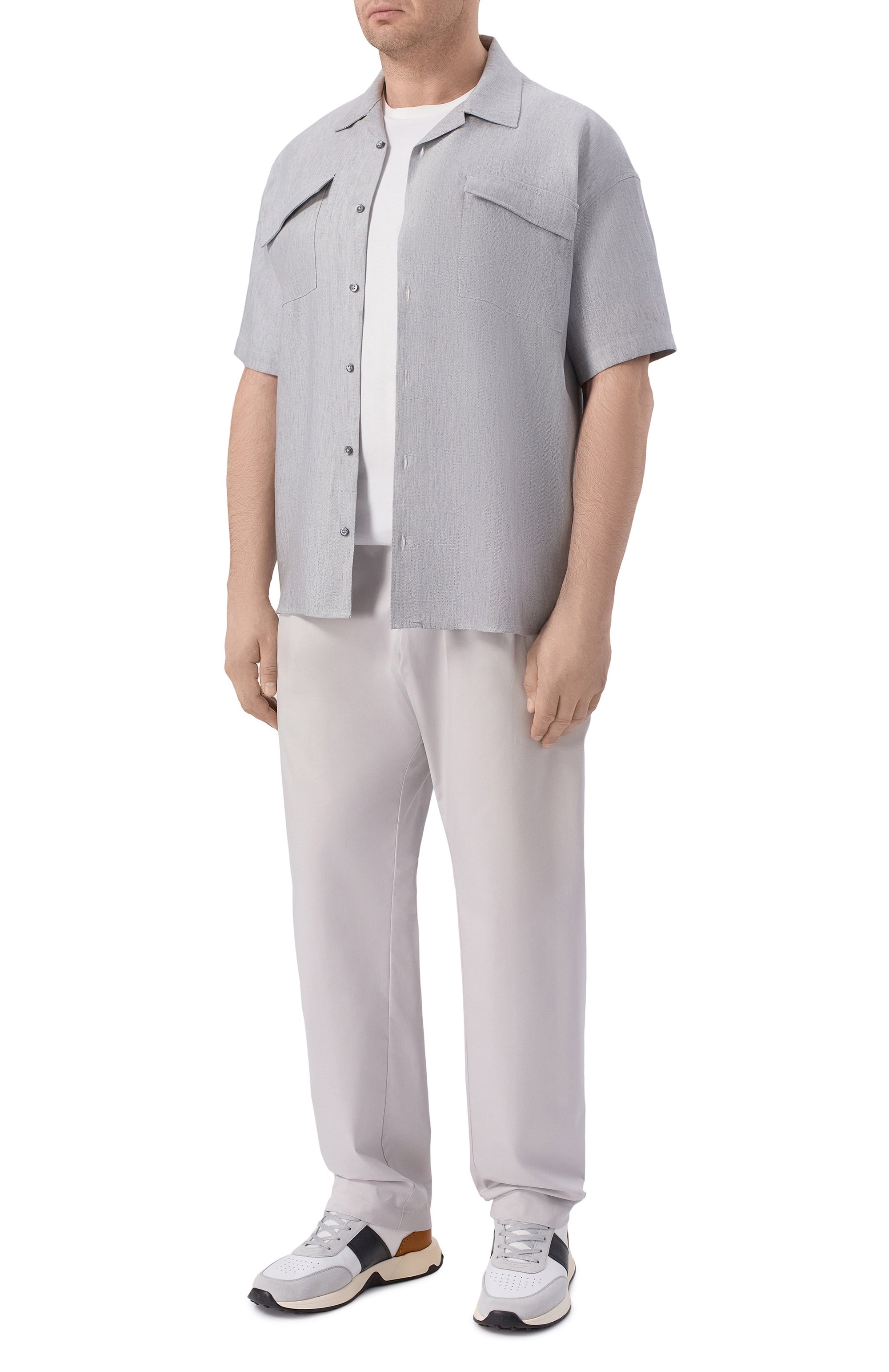 Рубашка изо льна и лиоцелла MARCO PESCAROLO, арт. SETTE/53R03, фото 2