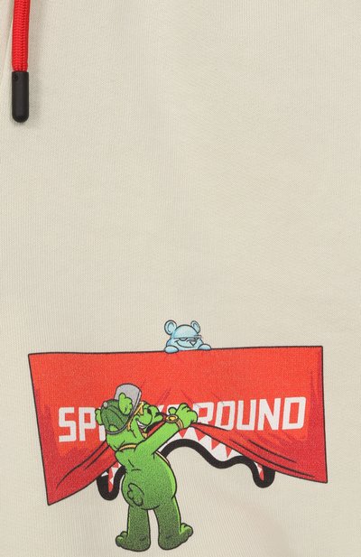 Хлопковые шорты SPRAYGROUND, арт. SPY1422ESAGE/SH0W THE SHARK SAGE SH0RTS, фото 3