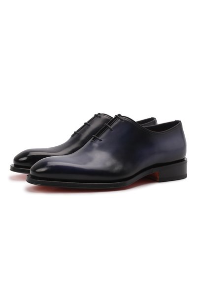 Кожаные оксфорды carter SANTONI, арт. MCCG16229MC8HFULU59, фото 1