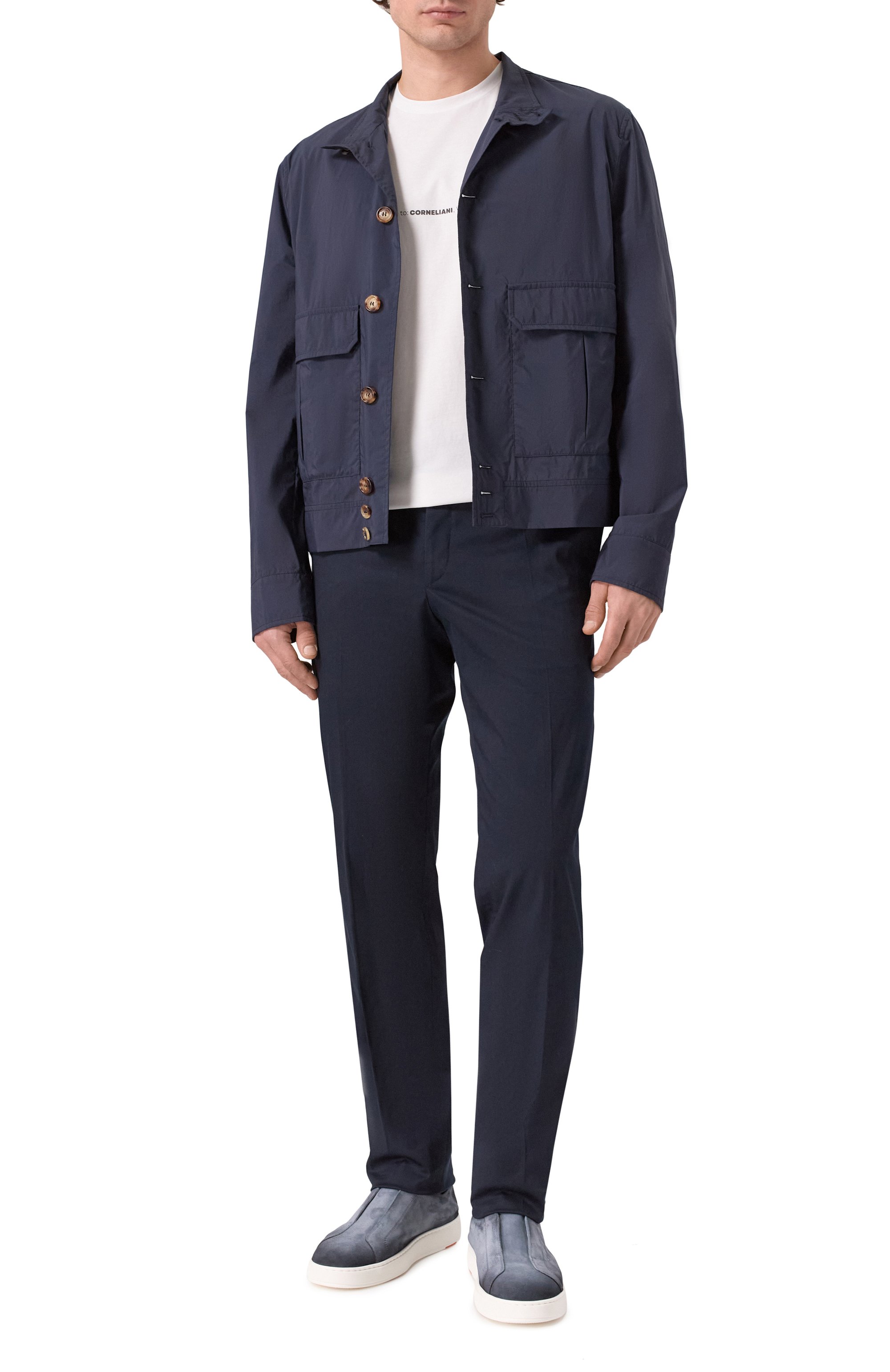 Замшевые кеды cleanic SANTONI, арт. MBCG21995BARTGEL, фото 2