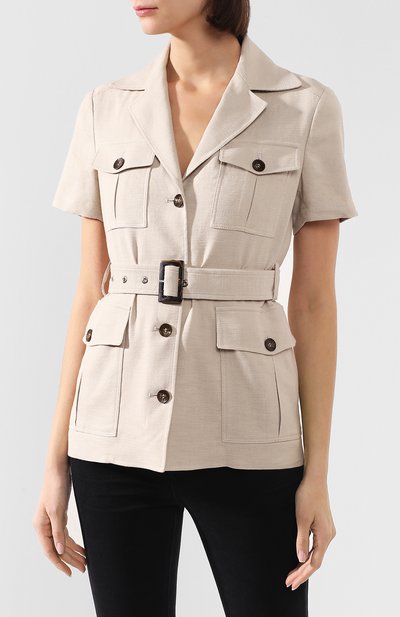 Жакет из смеси льна и хлопка ELEVENTY, арт. A80GIAA04 TES0A028, фото 3