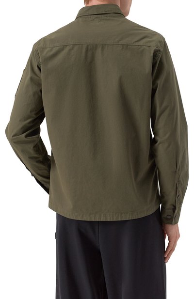 Хлопковая куртка-рубашка C.P. COMPANY, арт. 18CM0S124A110143G, фото 4