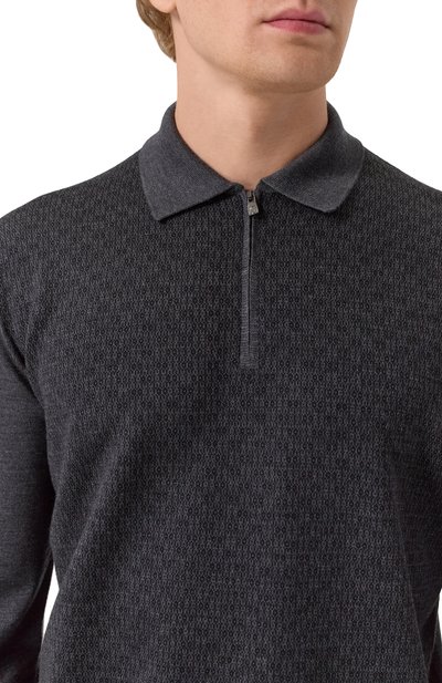 Шерстяное поло CORNELIANI, арт. 26M50L-2625194, фото 5