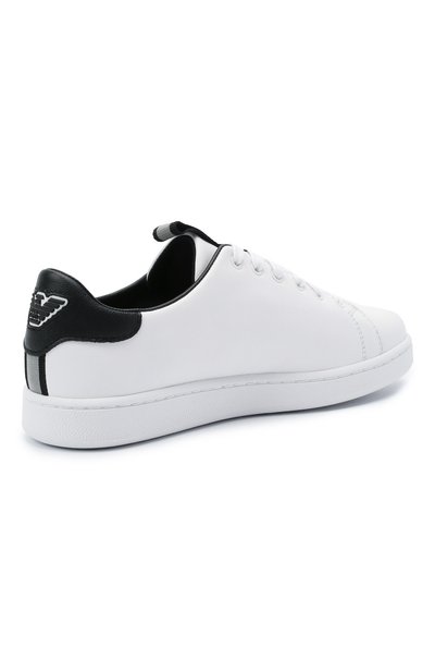 Кожаные кеды EMPORIO ARMANI, арт. X3X132/XM789, фото 4