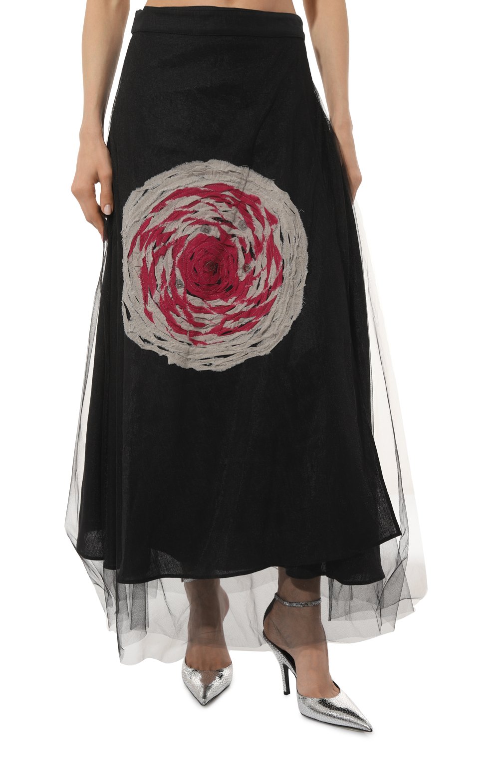 Юбка из хлопка и льна MIDGARD PARIS, арт. B41001, фото 3