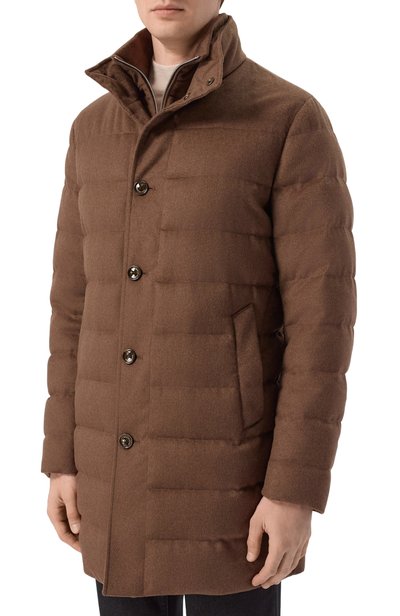 Пуховик из шерсти и шелка MONTECORE, арт. F11MUCX505A/363, фото 3