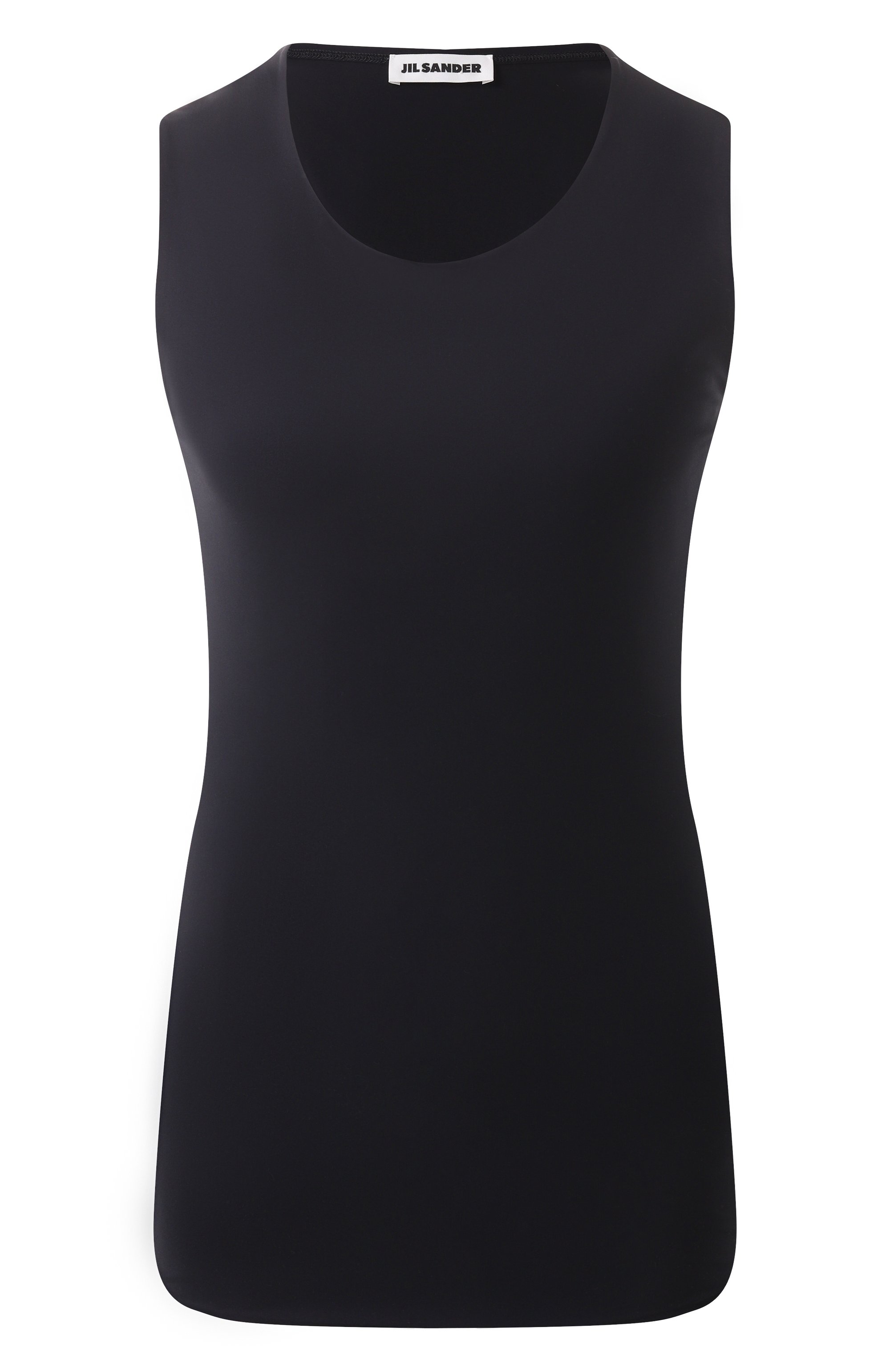 Майка JIL SANDER черного цвета по цене 21600 руб., арт. J01NC0016/J70026, фото 1 Майка JIL SANDER, арт. J01NC0016/J70026, фото 1