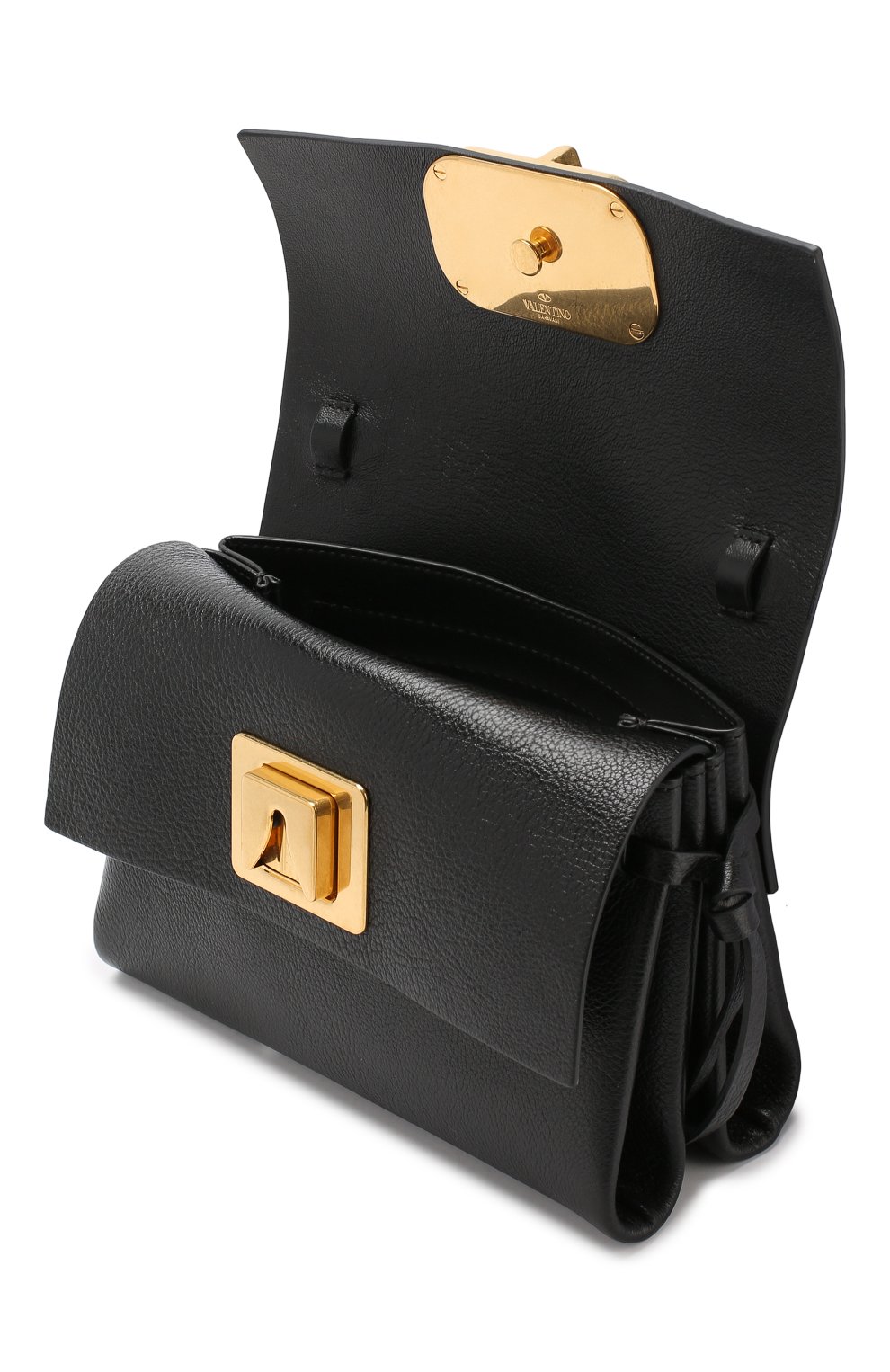 Сумка vring VALENTINO черного цвета по цене 225000 руб., арт. SW2B0E04/NKL, фото 4 Сумка vring VALENTINO, арт. SW2B0E04/NKL, фото 4