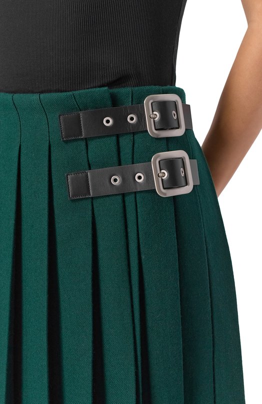 Плиссированная юбка Jil Sander J02MA0314/J40225 Зелёный  J02MA0314/J40225 Фото 5