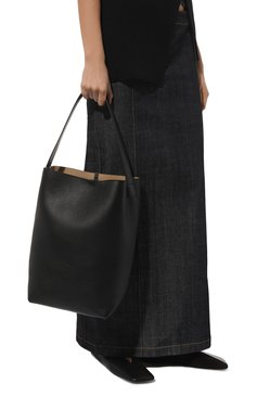 Женский сумка-тоут mami FRENZLAUER черного цвета, арт. BS42 | Фото 2 (Материал: Натуральная кожа; Материал сплава: Проставлено; Драгоценные камни: Проставлено; Размер: large)