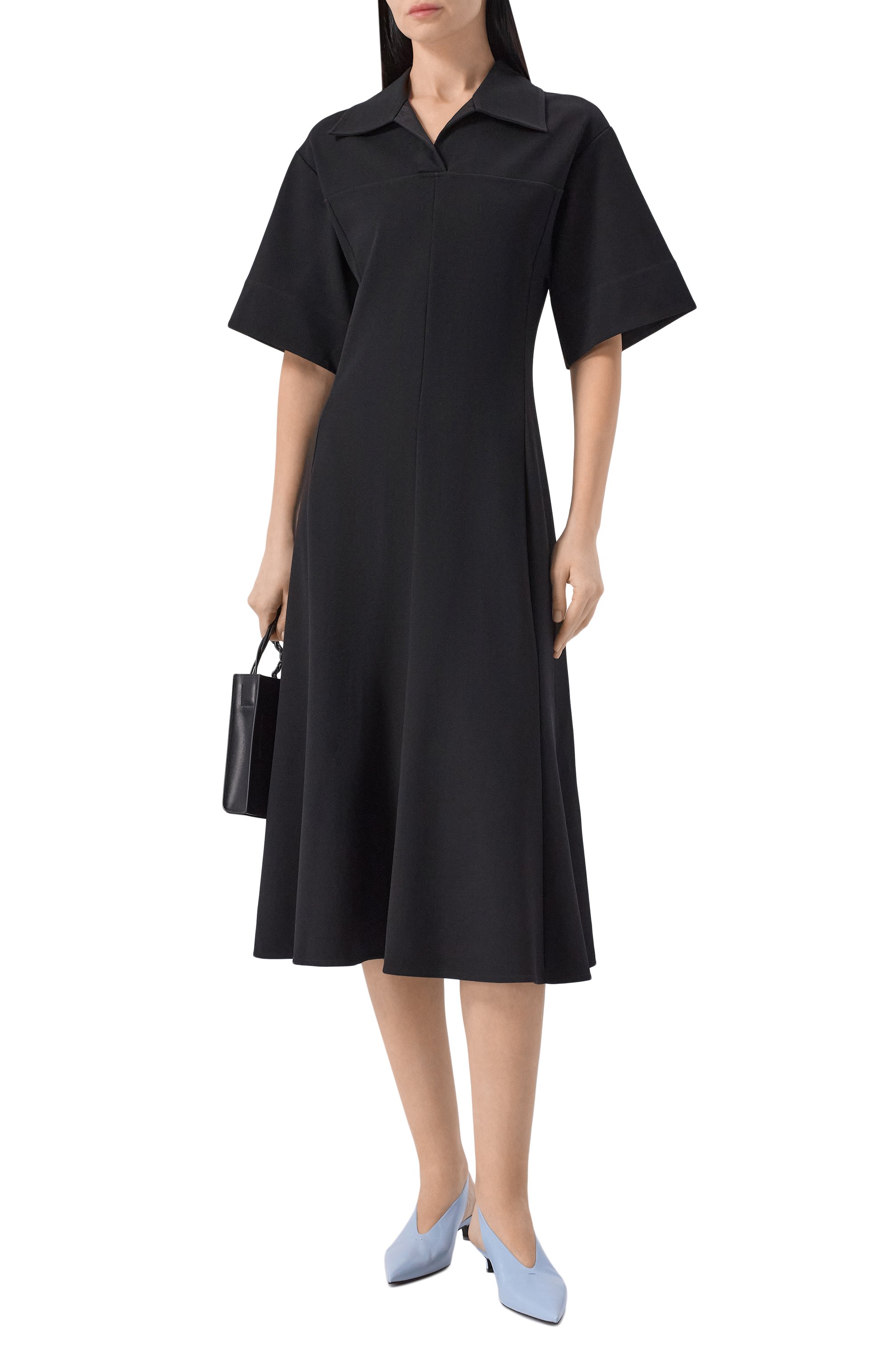 Платье из вискозы JIL SANDER, арт. J02CT0565/J20340, фото 2