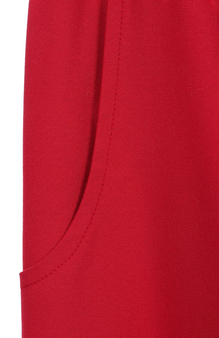 Женские шелковые брюки KITON красного цвета, арт. D48122K0917E04 | Фото 6 (Материал внешний: Шелк; Женское Кросс-КТ: Брюки-одежда; Стили: Кэжуэл; Силуэт Ж (брюки и джинсы): Прямые; Длина (брюки, джинсы): Стандартные; Случай: Формальный; Кросс-КТ: костюм)