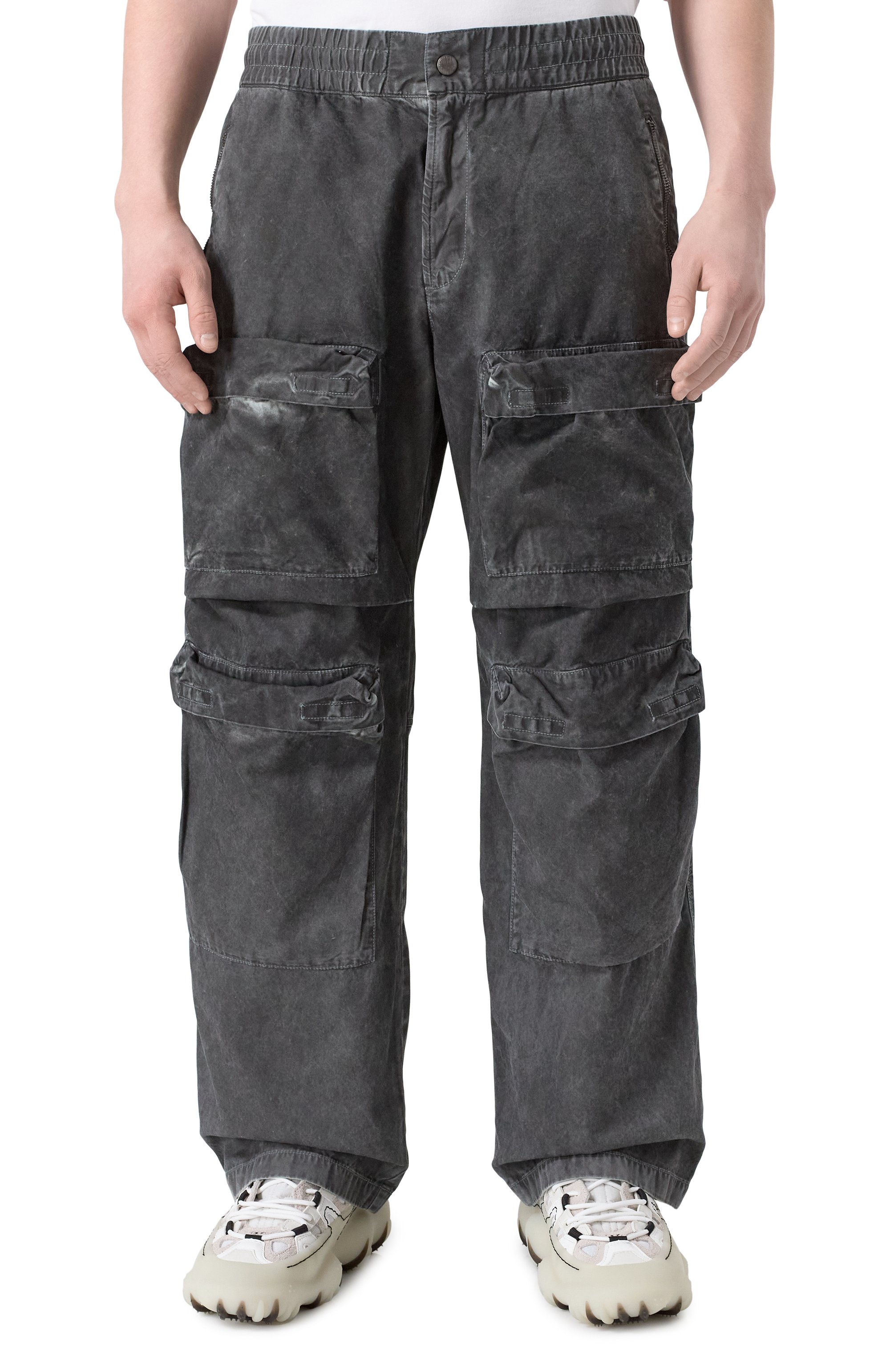 Хлопковые брюки-карго DIESEL, арт. A14759/0NJBP, фото 3