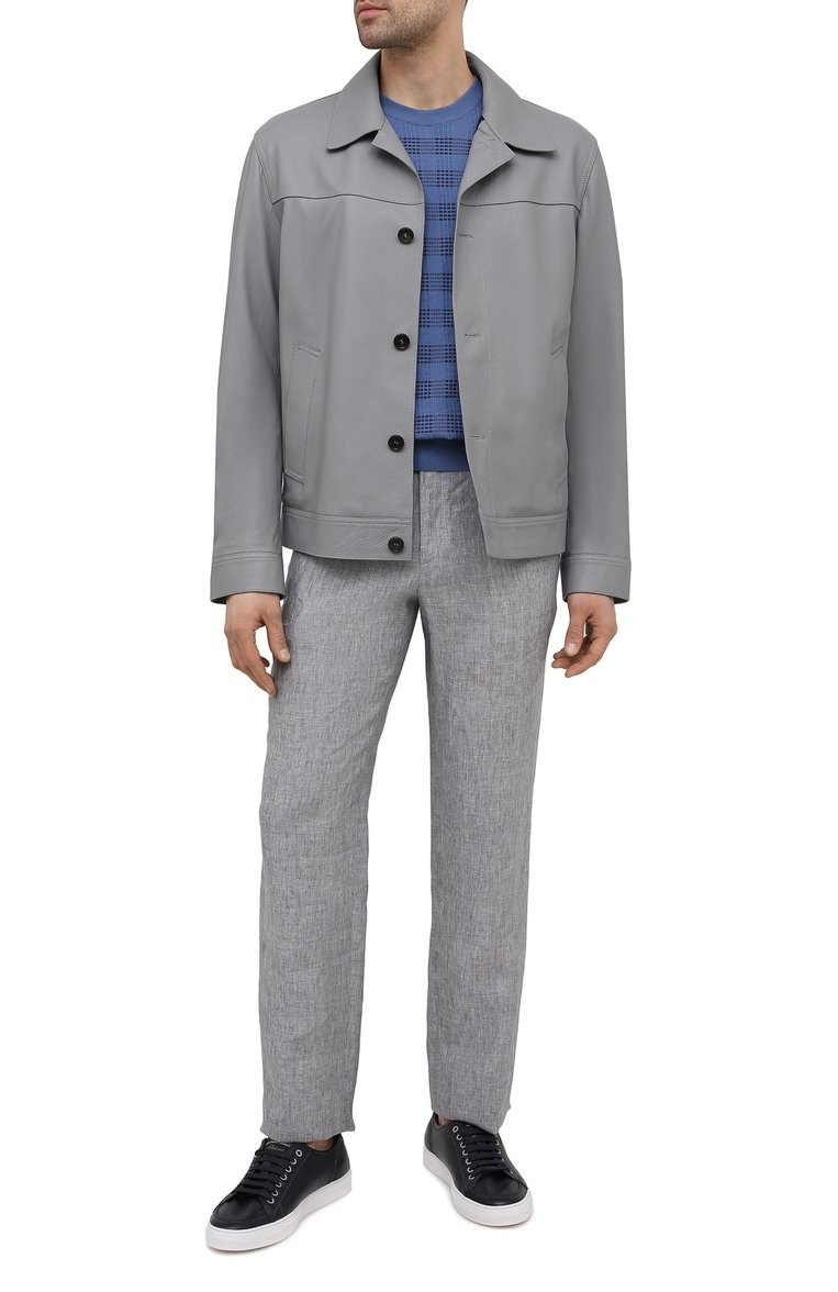 Хлопковый джемпер BRIONI, арт. UMQ90L/P0K11, фото 2