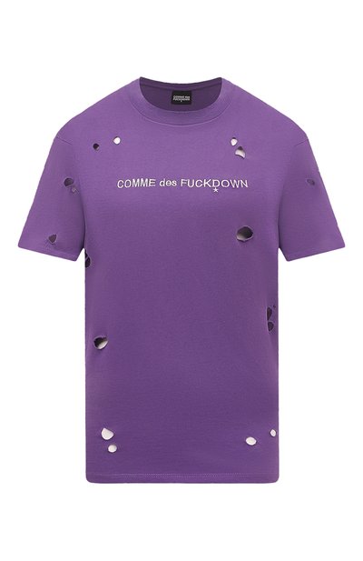 Женская хлопковая футболка COMME DES FUCKDOWN, арт. CDFD3163