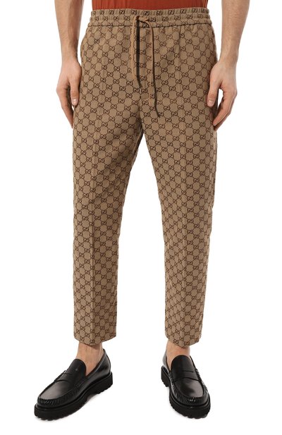 Хлопковые брюки GUCCI, арт. 569769 ZKU09, фото 3