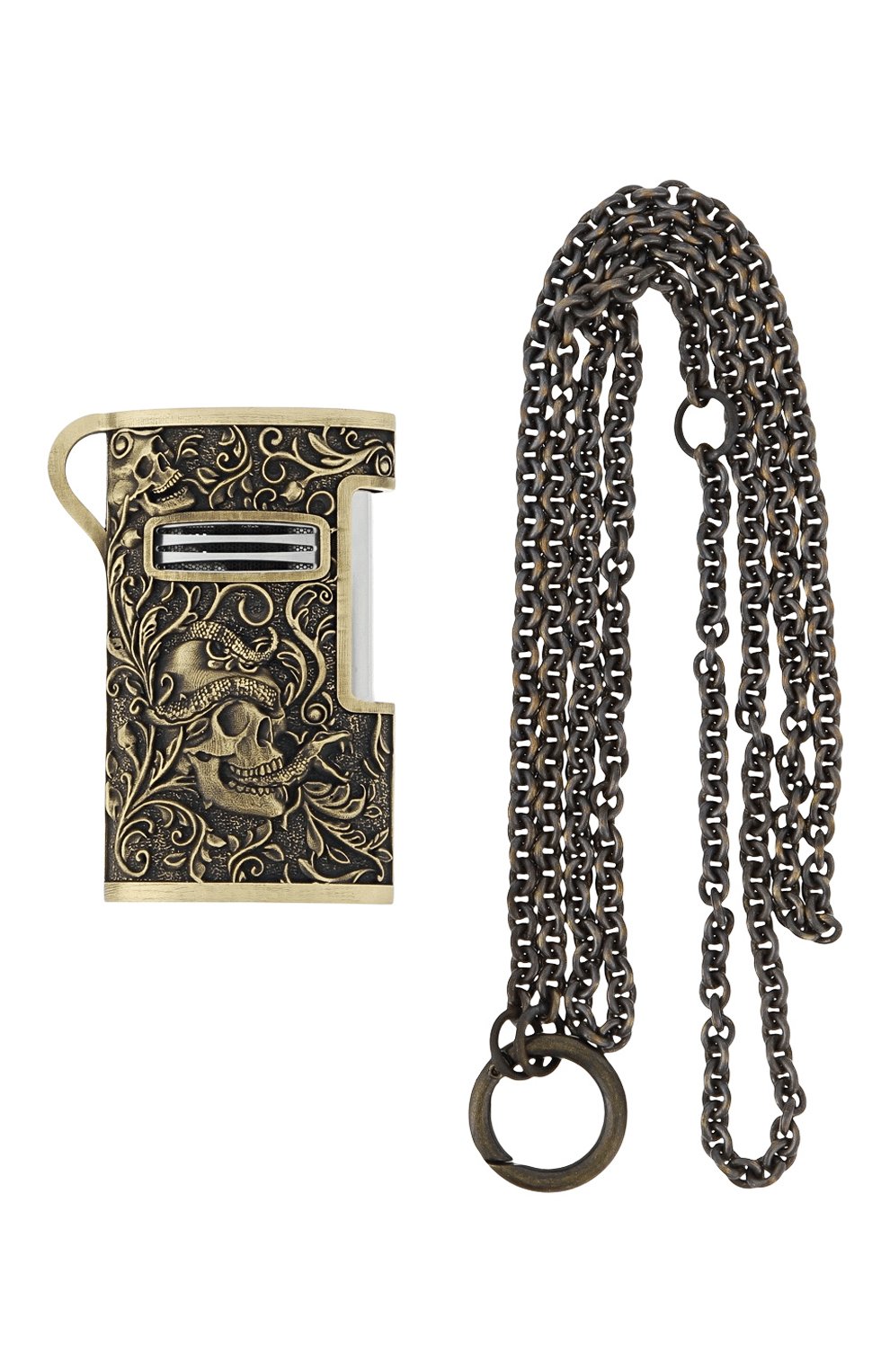 Зажигалка skull & snake premium S.T. DUPONT бронзового цвета по цене 187000 руб., арт. 20798, фото 4 Зажигалка skull & snake premium S.T. DUPONT, арт. 20798, фото 4