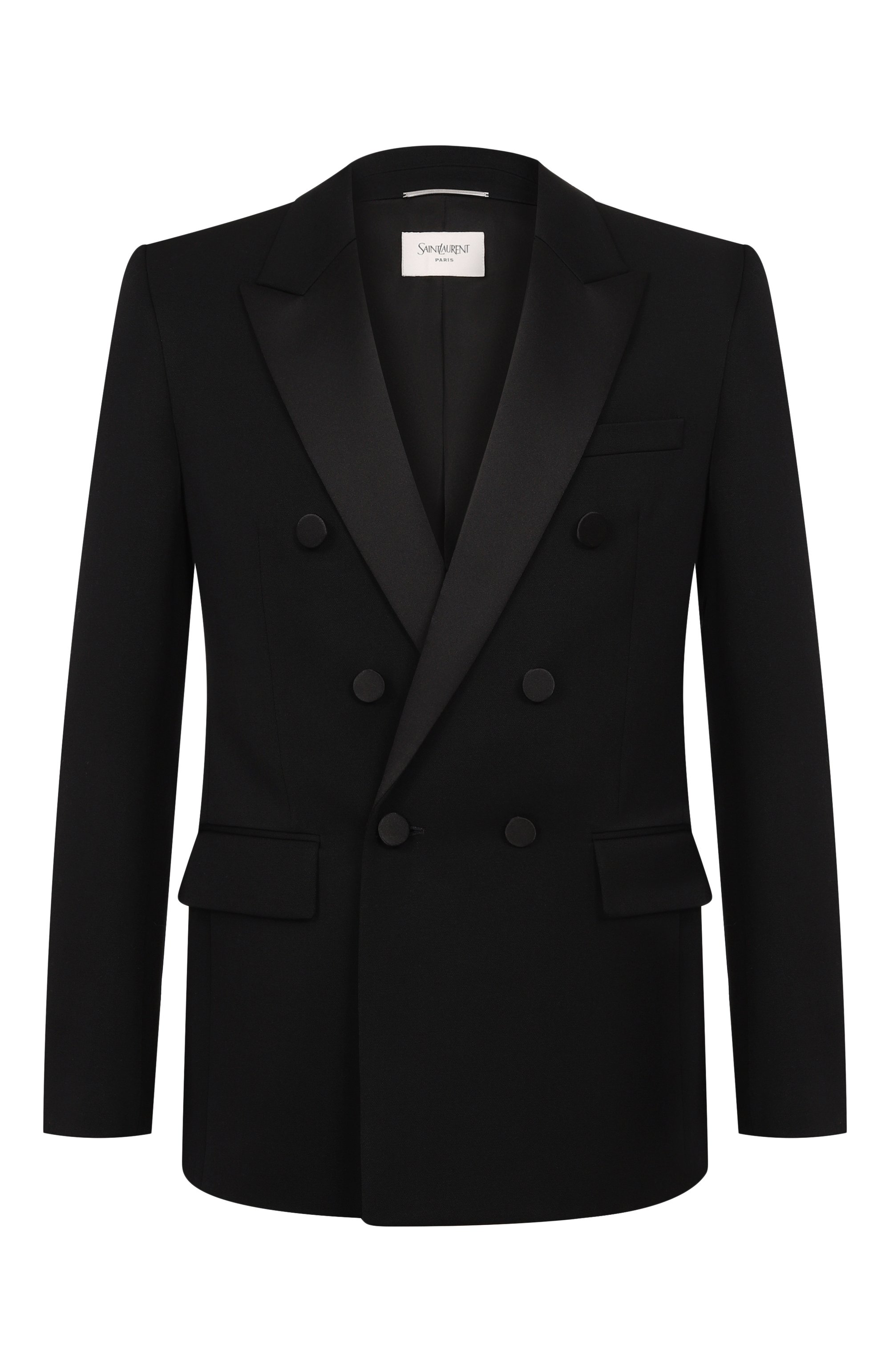 Шерстяной смокинг SAINT LAURENT, арт. 821762/Y7E63, фото 1