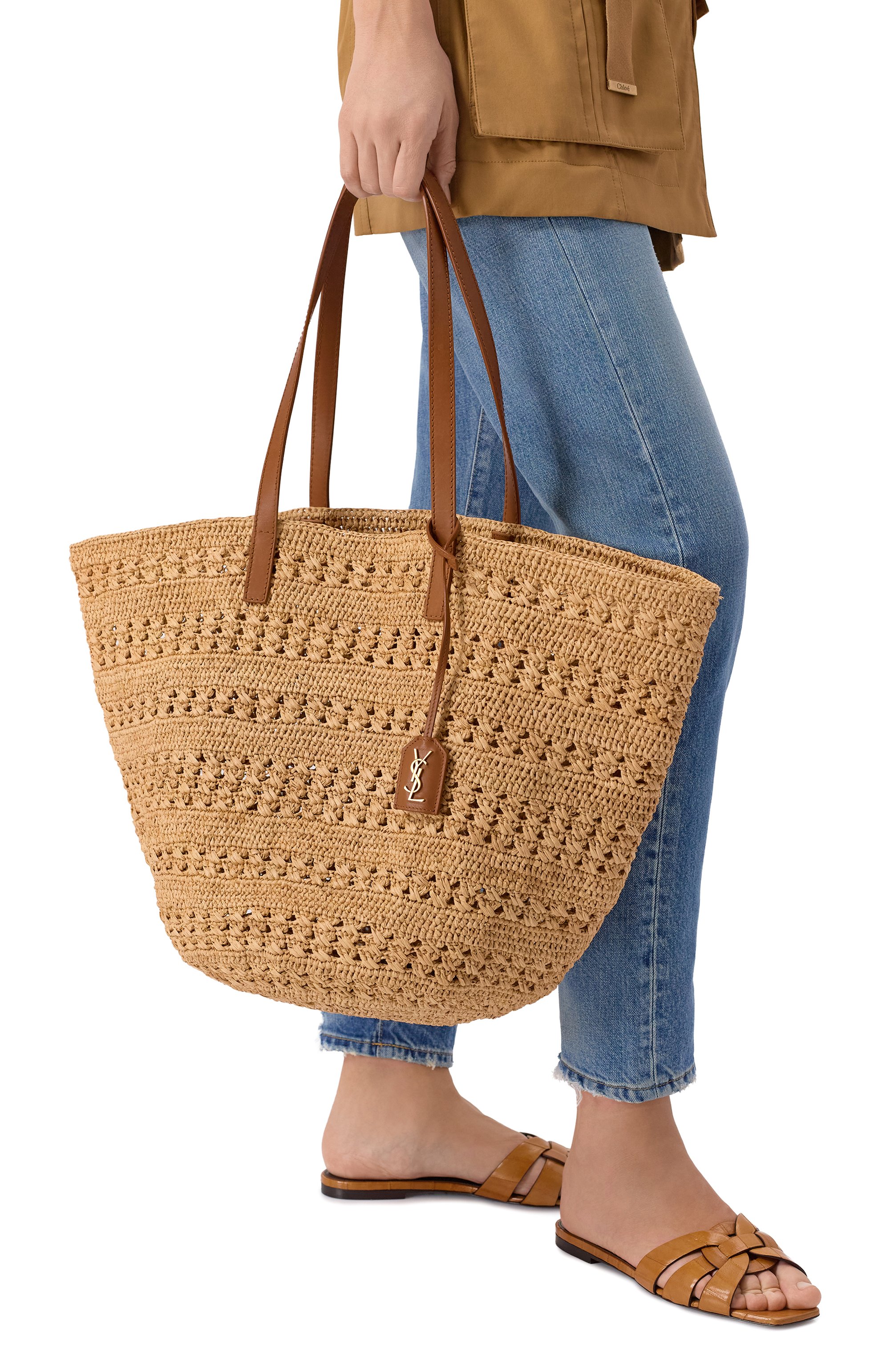 Сумка panier medium SAINT LAURENT, арт. 761457/GAAAC, фото 2