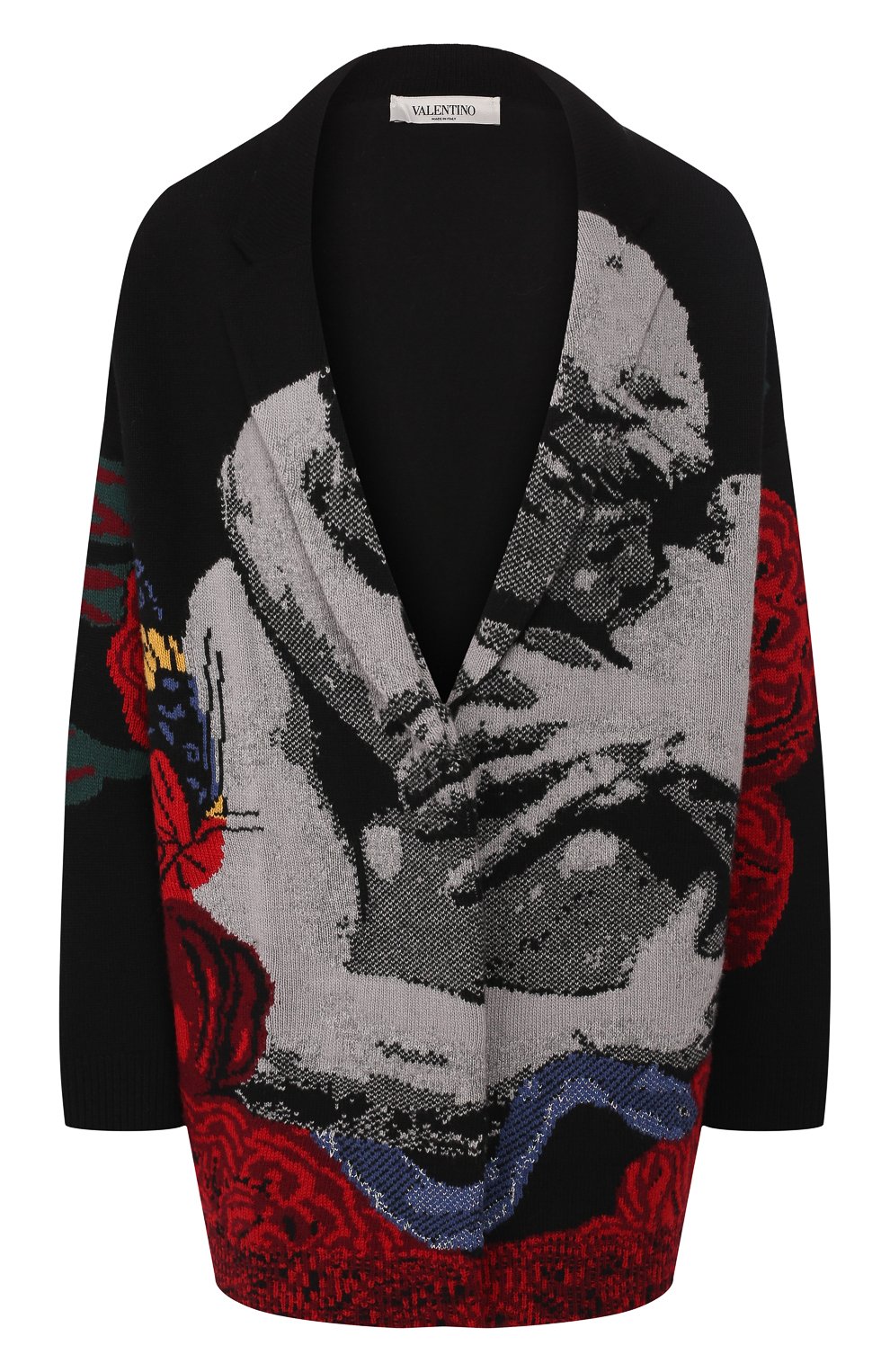 Кардиган из смеси шерсти и кашемира VALENTINO, арт. SB0KV1J94YR, фото 1