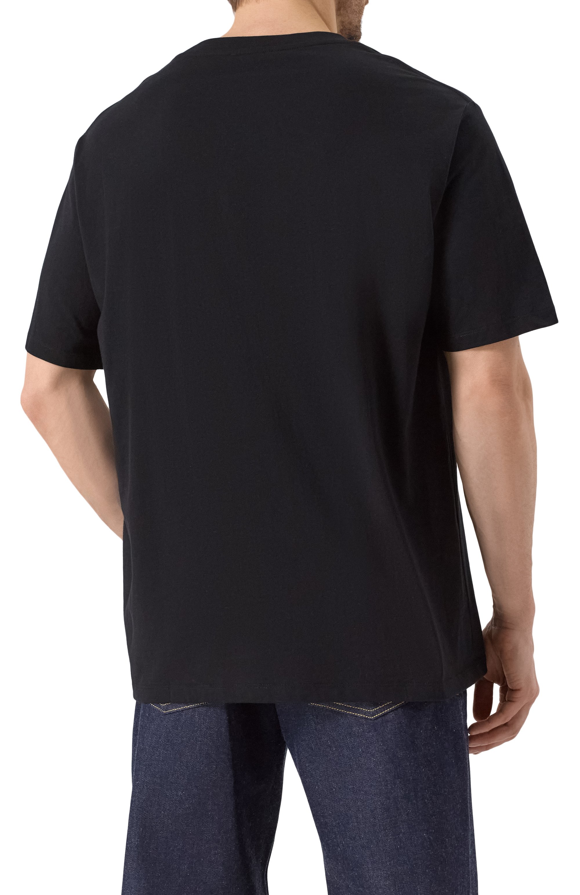 Хлопковая футболка BALMAIN, арт. EH0EG010GE78, фото 4