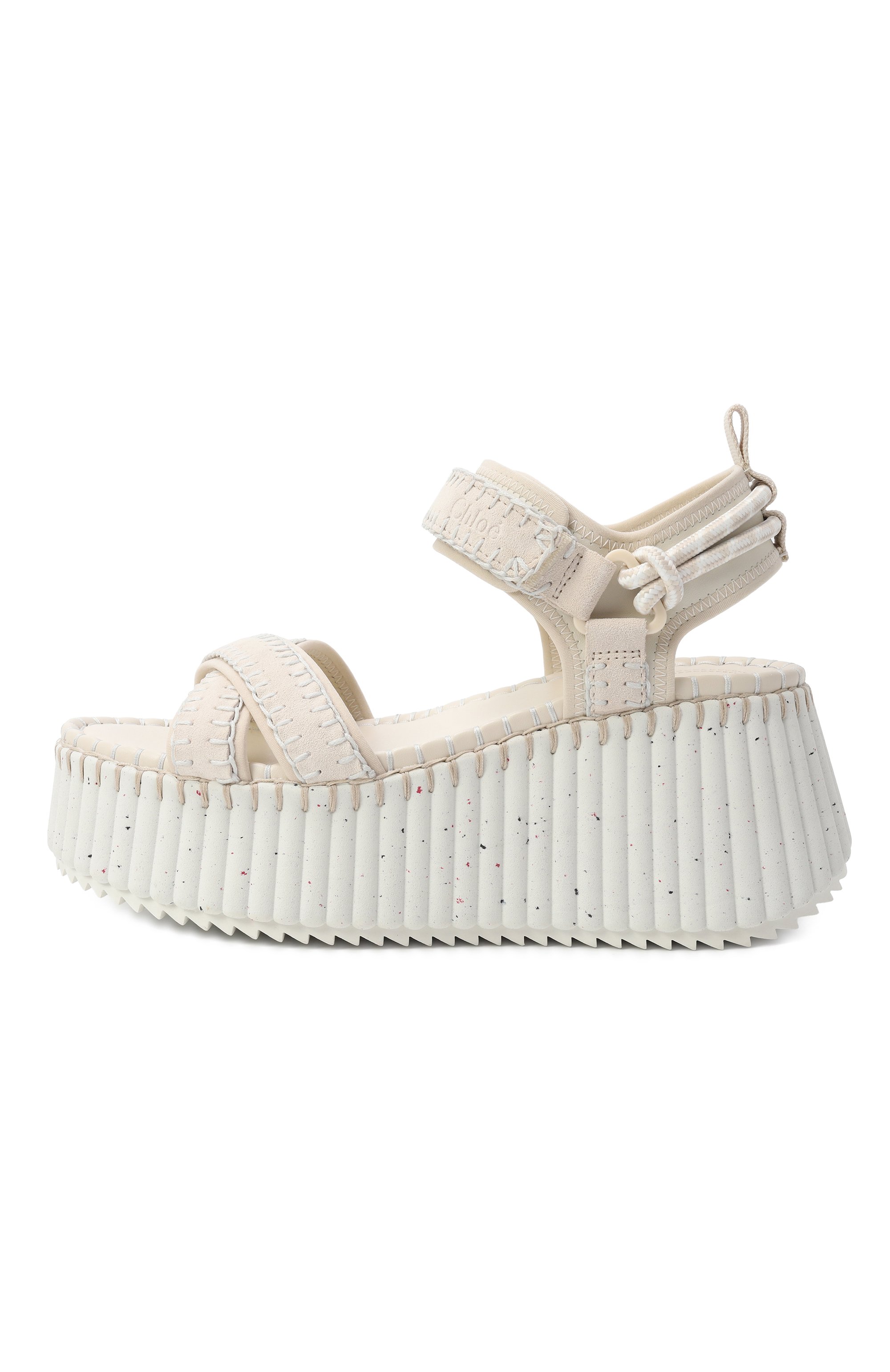 Замшевые босоножки nama CHLOÉ, арт. CHC24S870HT, фото 4