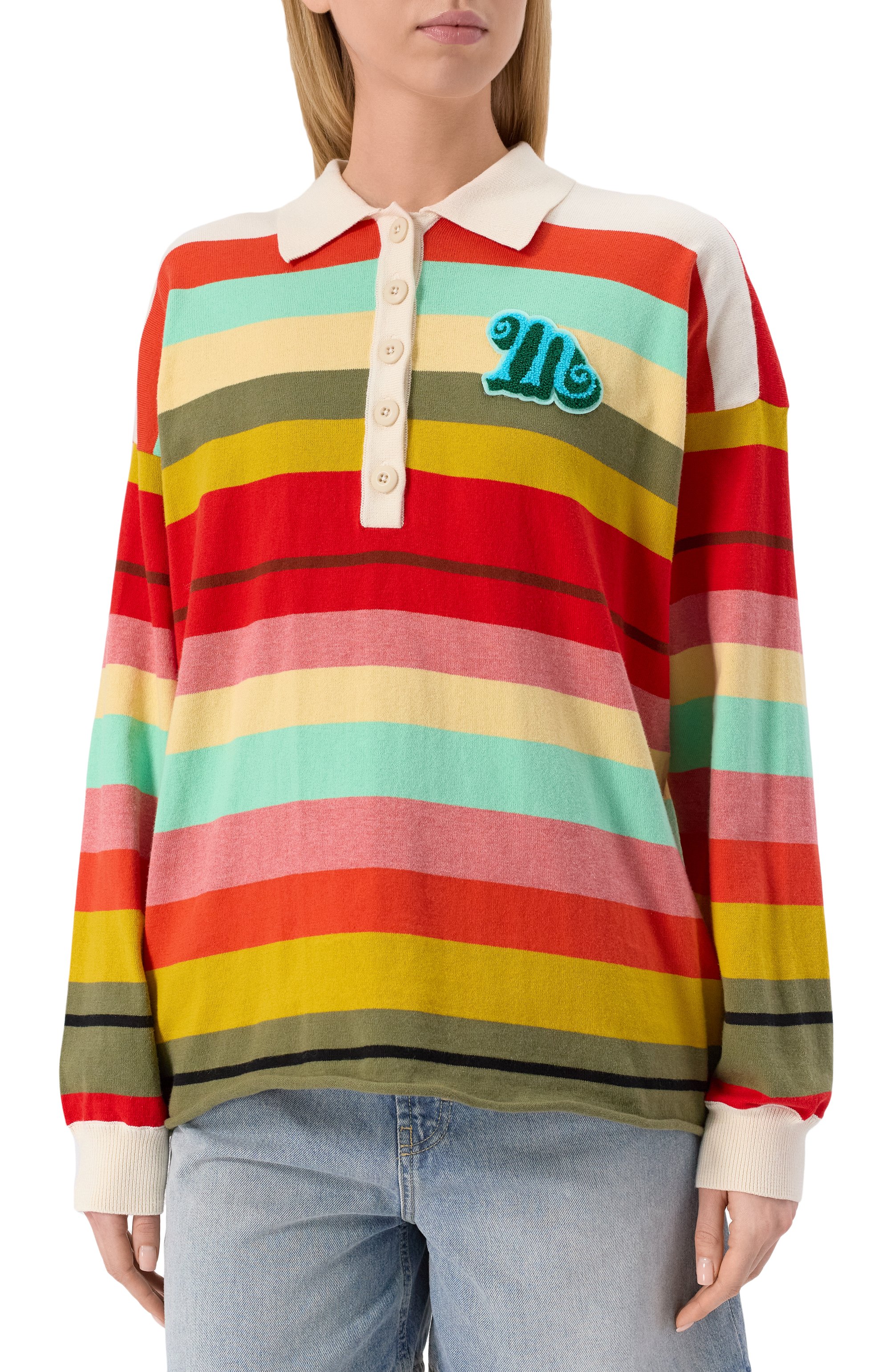 Хлопковое поло MOTHER, арт. 81966-1665, фото 3