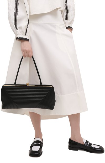 Сумка goji JIL SANDER черного цвета по цене 145500 руб., арт. JSPS852496-WSB01045N, фото 2 Сумка goji JIL SANDER, арт. JSPS852496-WSB01045N, фото 2