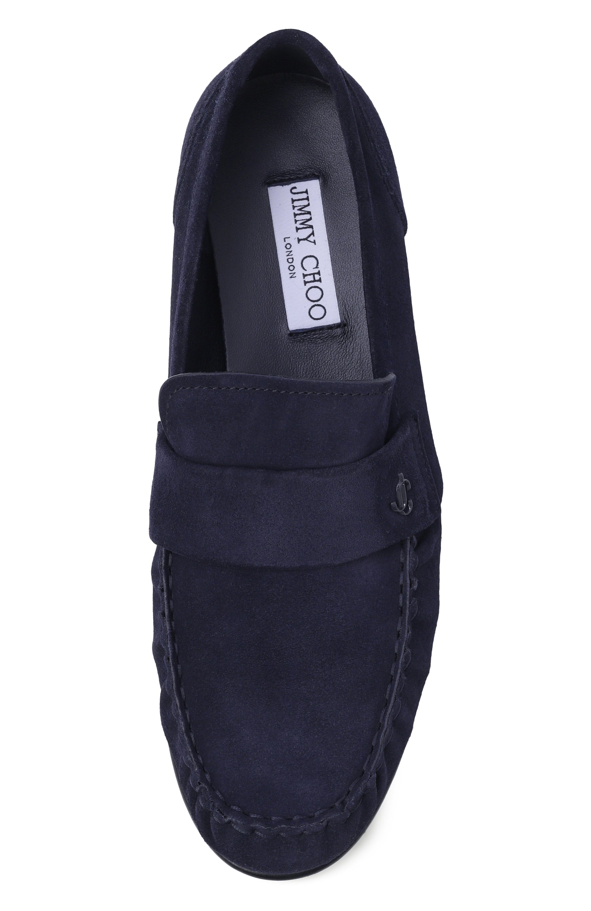 Замшевые лоферы ellis JIMMY CHOO, арт. ELLISL0AFERFSUE, фото 6