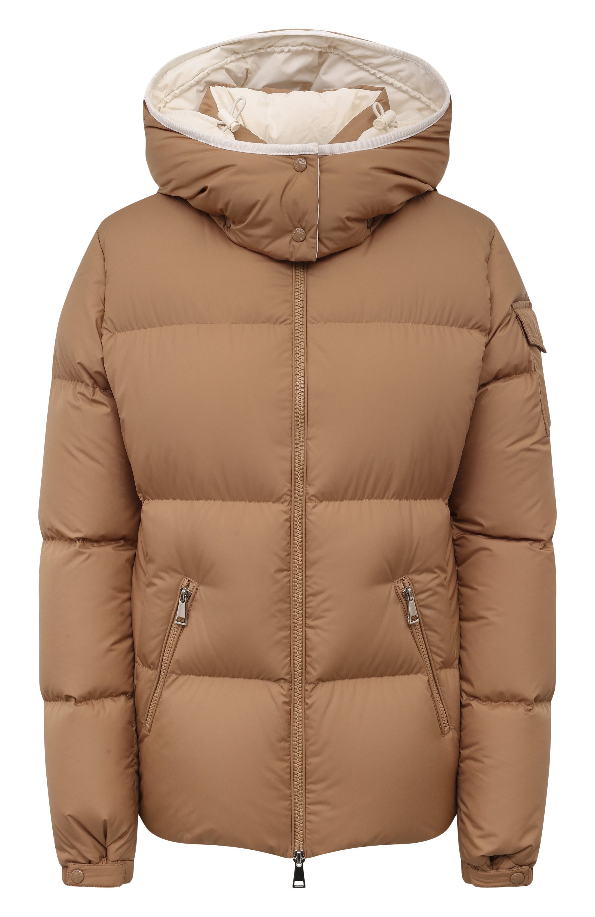 Пуховик fourmines MONCLER бежевого цвета по цене 206000 руб., арт. 1A001-60-54A81, фото 1 Пуховик fourmines MONCLER, арт. 1A001-60-54A81, фото 1