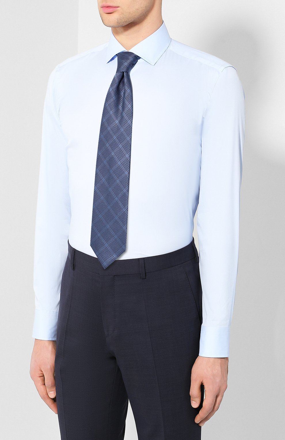 Хлопковая рубашка BOSS, арт. 50404735, фото 4