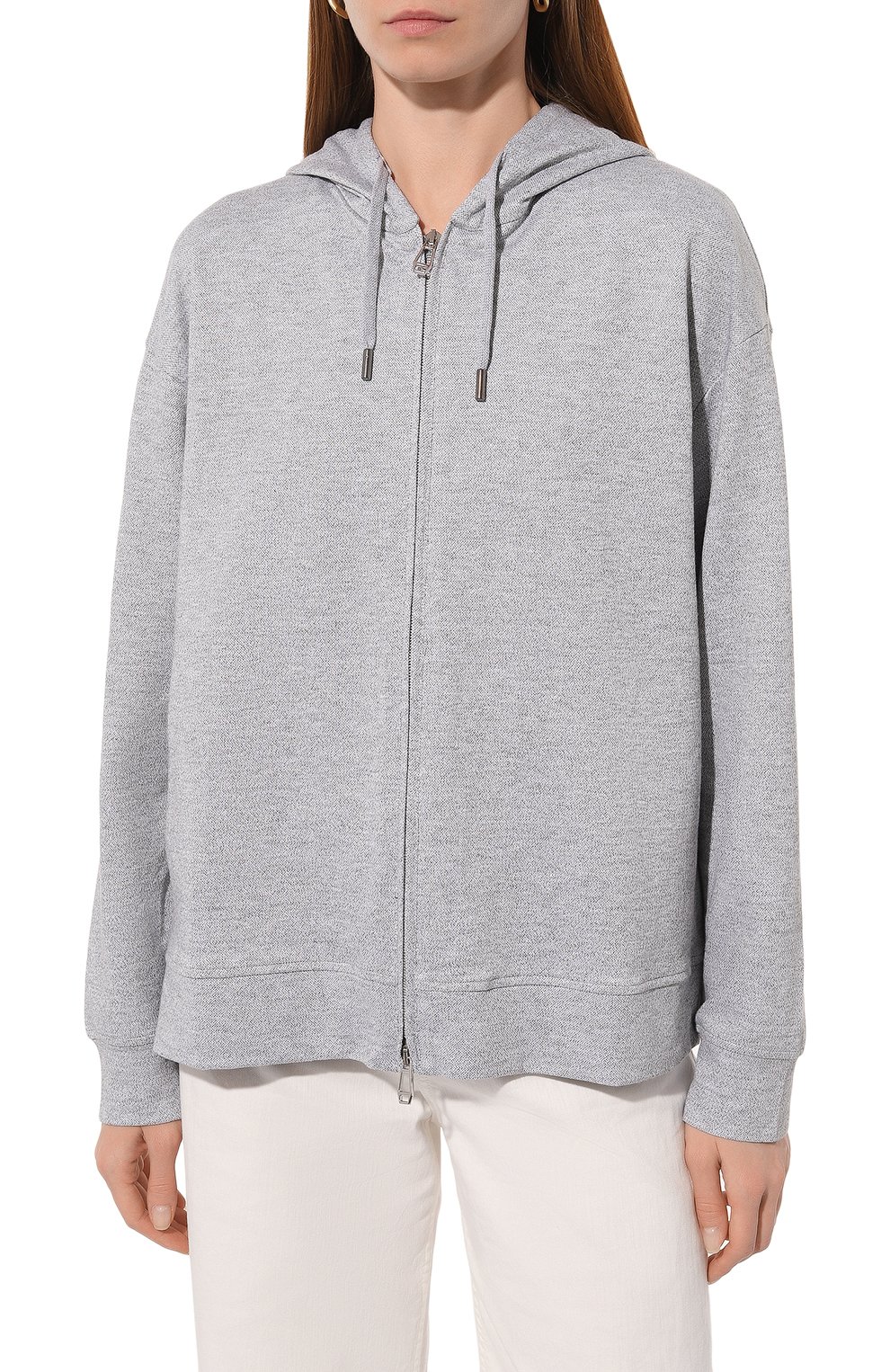 Толстовка изо льна и хлопка MVST серого цвета по цене 103500 руб., арт. 16W047/LN00, фото 3 Толстовка изо льна и хлопка MVST, арт. 16W047/LN00, фото 3