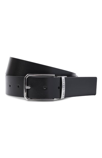 Двусторонний ремень TRUSSARDI черного цвета по цене 14100 руб., арт. B353B000046N, фото 4 Двусторонний ремень TRUSSARDI, арт. B353B000046N, фото 4