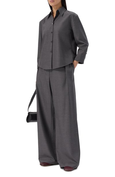Женские шерстяные брюки JIL SANDER, арт. J02KA0433/J40336