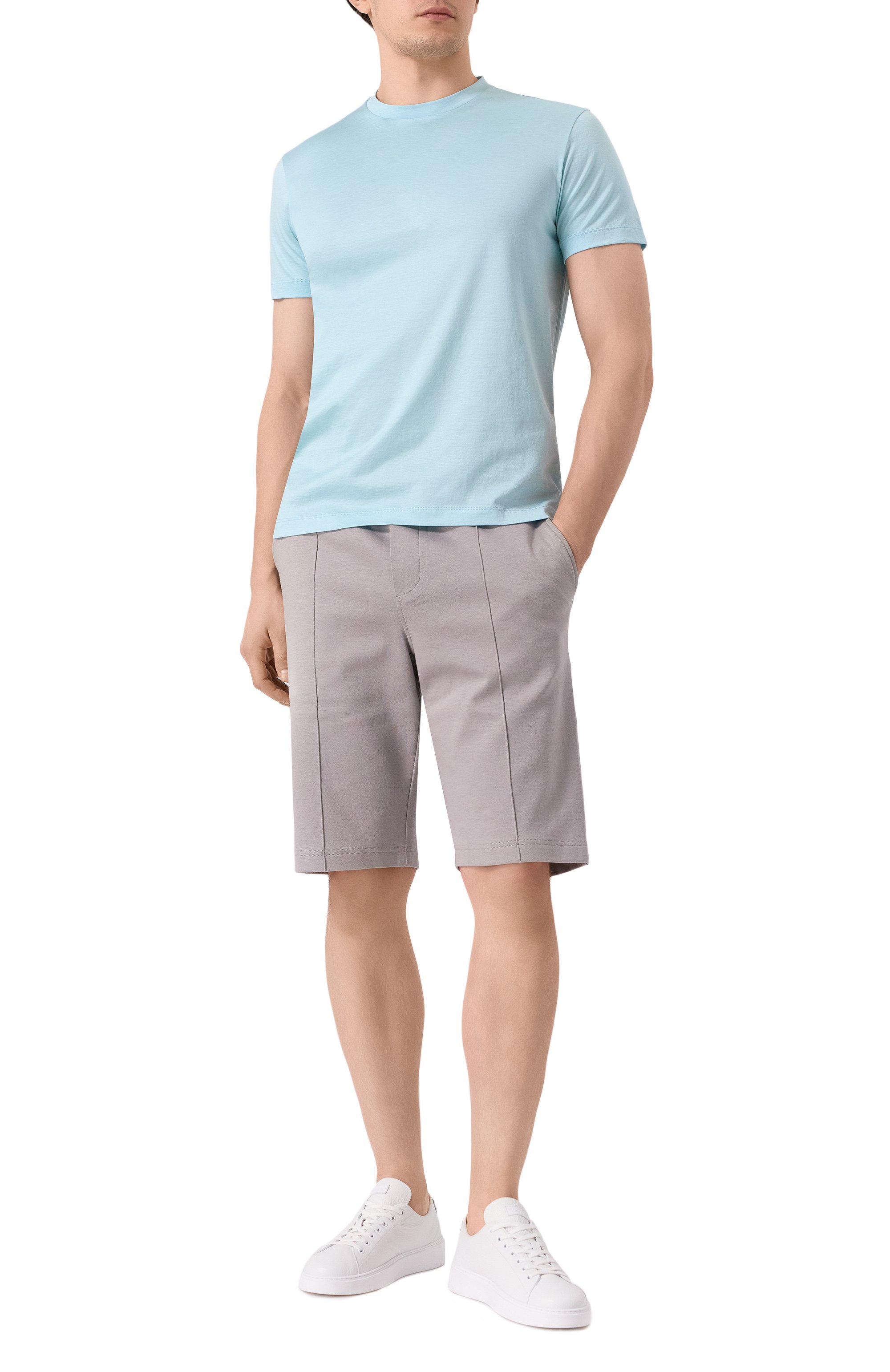 Хлопковые шорты CAPOBIANCO, арт. 18M751.TS00., фото 2